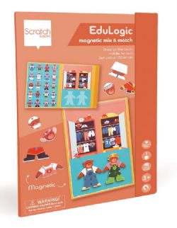 CRATCH - LIVRE EDULOGIC MAGNÉTIQUE MIX&MATCH - OURS À HABILLER